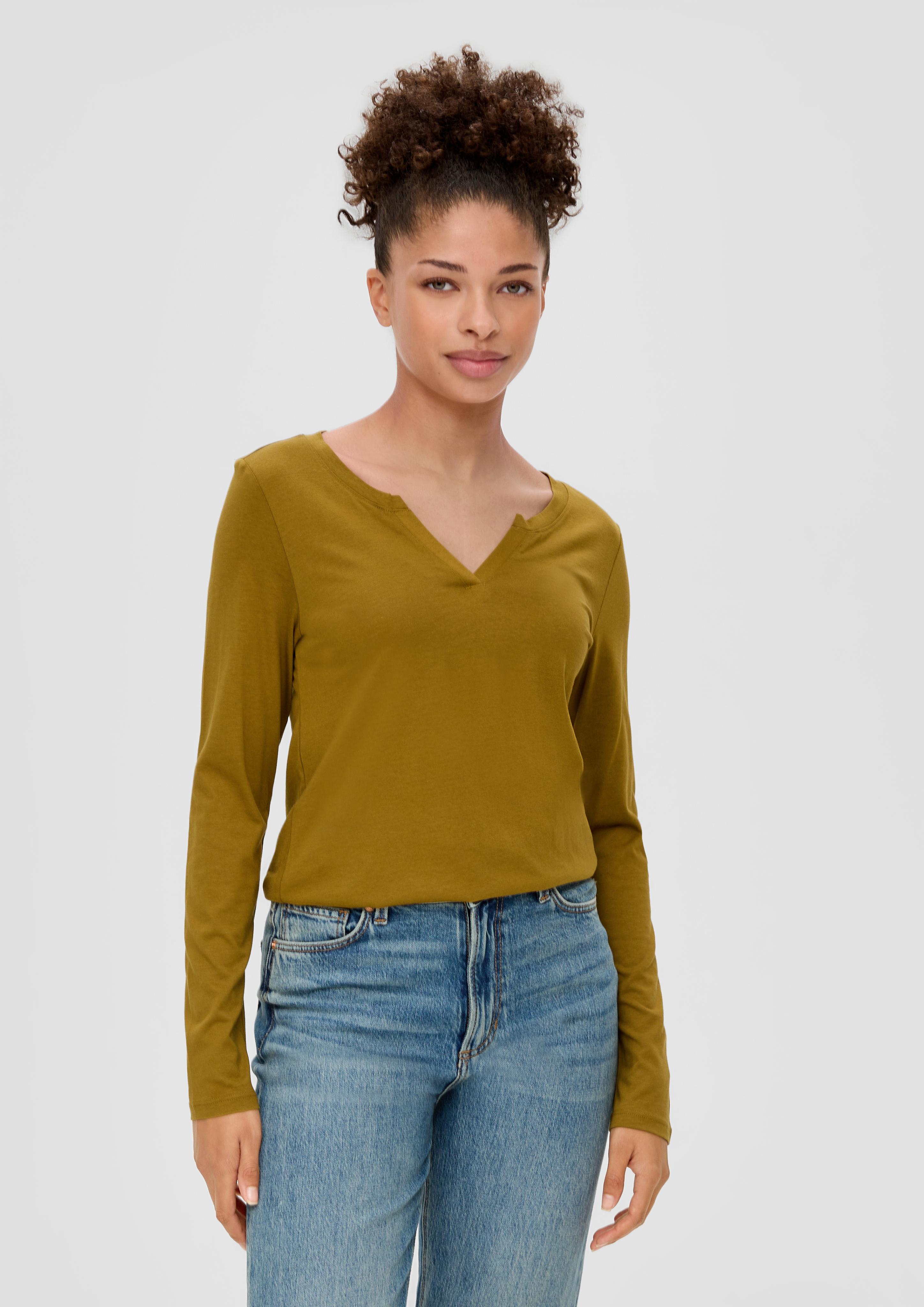 Longsleeve mit Tunika-Ausschnitt  2135149-7709