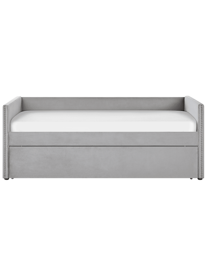 Beliani Tagesbett TROYES in Grau - (W) 99 x (H) 84 x (L) 213 cm günstig kaufen onesize