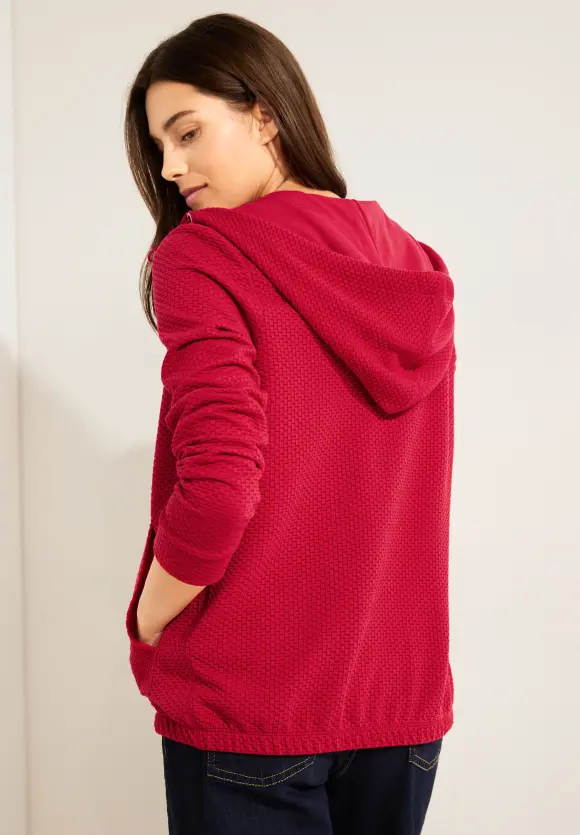 CECIL Cooler Cardigan mit Kapuze