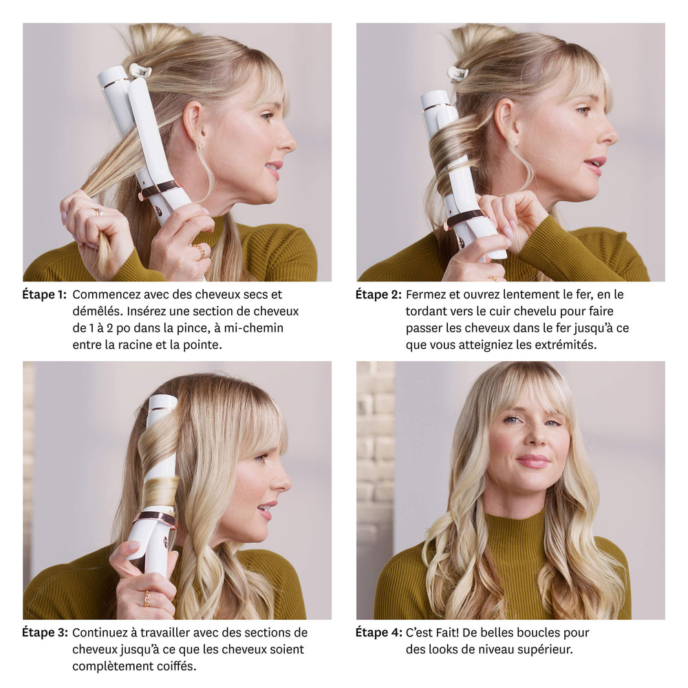 T3 SinglePass Curl 32 mm Professional Ceramic Curling Iron Fers à friser