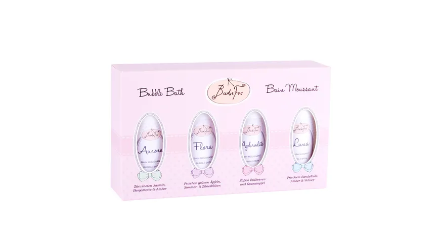 BadeFee Geschenkset Schaumbad 4x100ml 400 ml