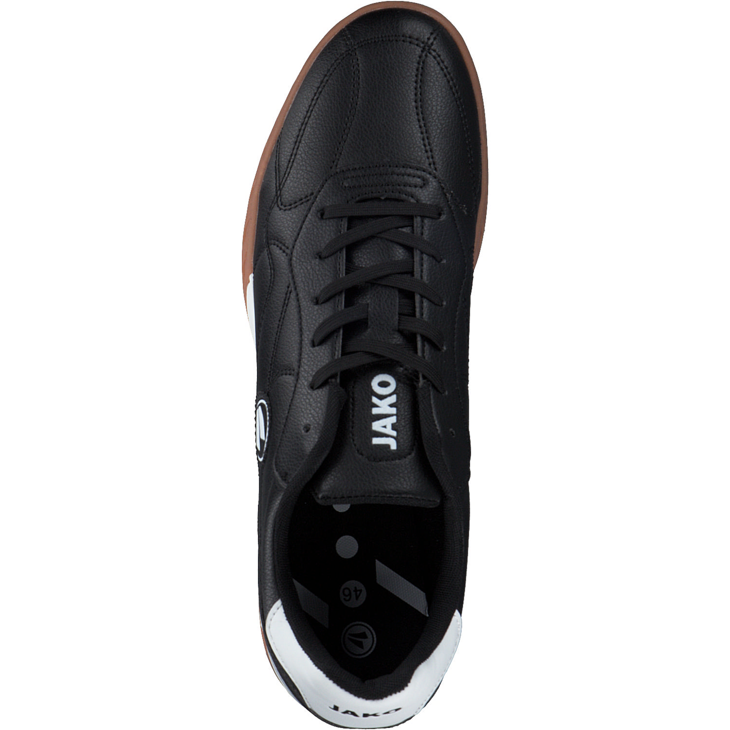 JAKO 310019, Sportschuhe, Herren, jet black-white