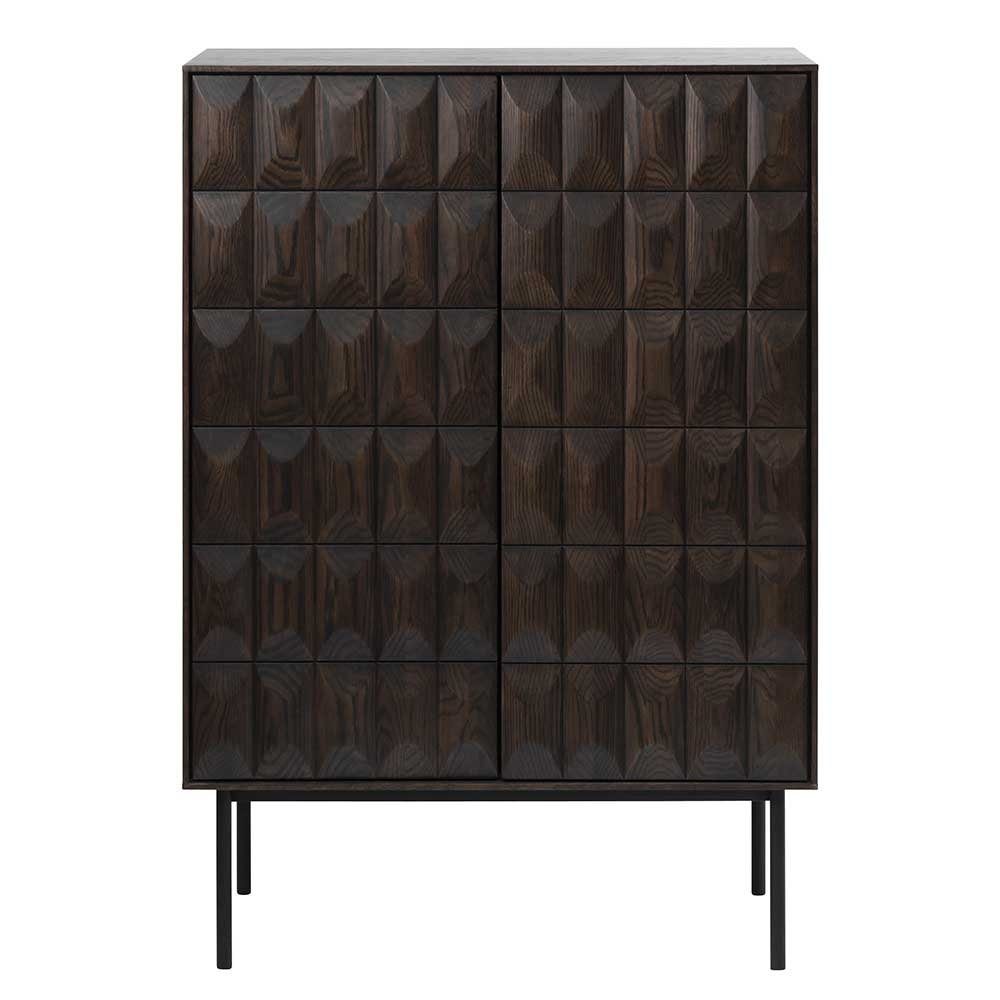 Pharao24 Barschrank Habiba aus Massivholz