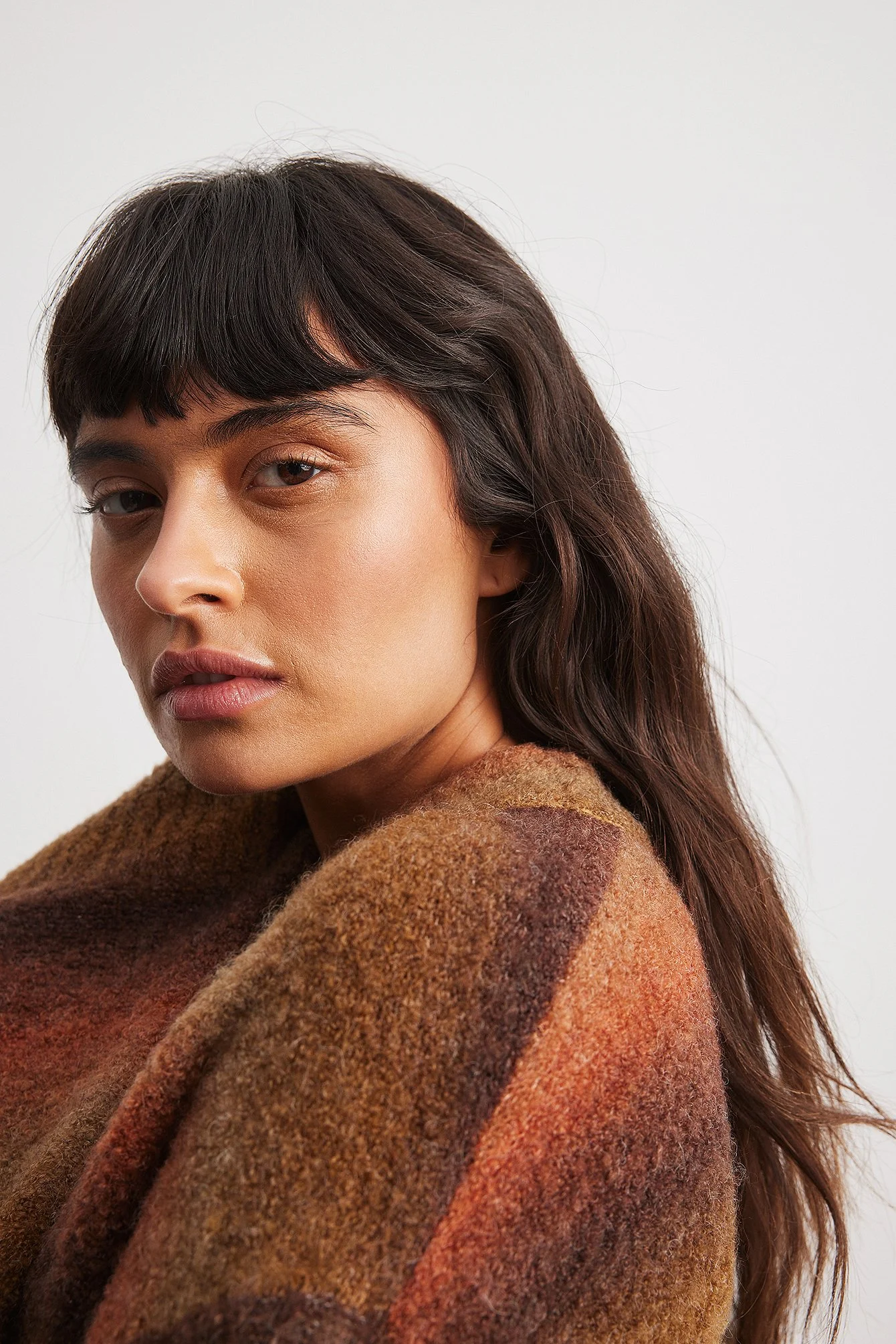 Oversized-Strickpullover mit Ombre-Effekt