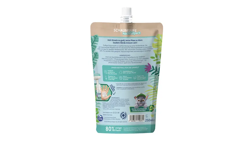Mabyen Kids Schaumseife Nachfüllung 250 ml