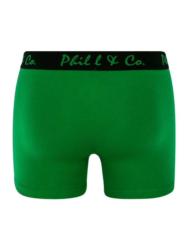 Phil & Co. Berlin  Retro Pants Jersey in grün-anthrazit günstig kaufen