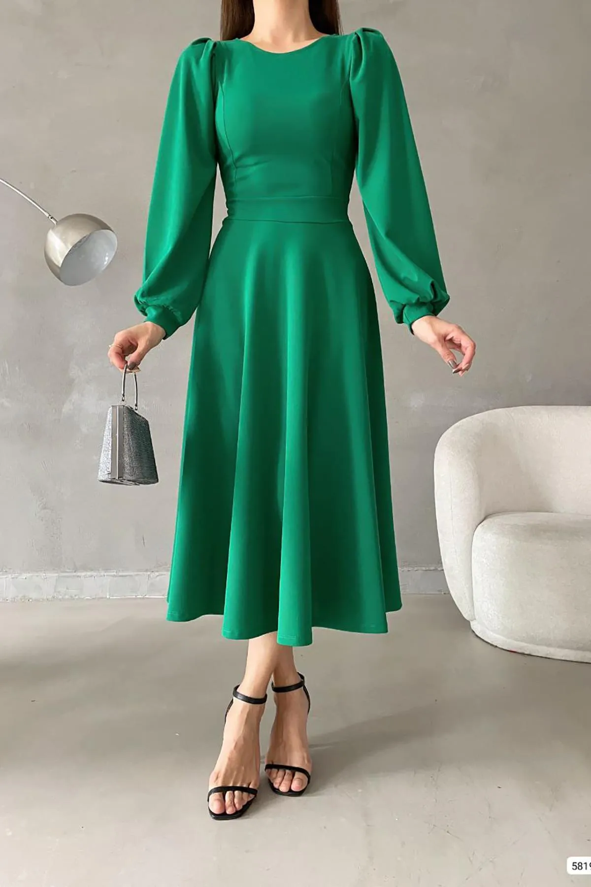 Deafox  Kleid - Grün - A-Linie
