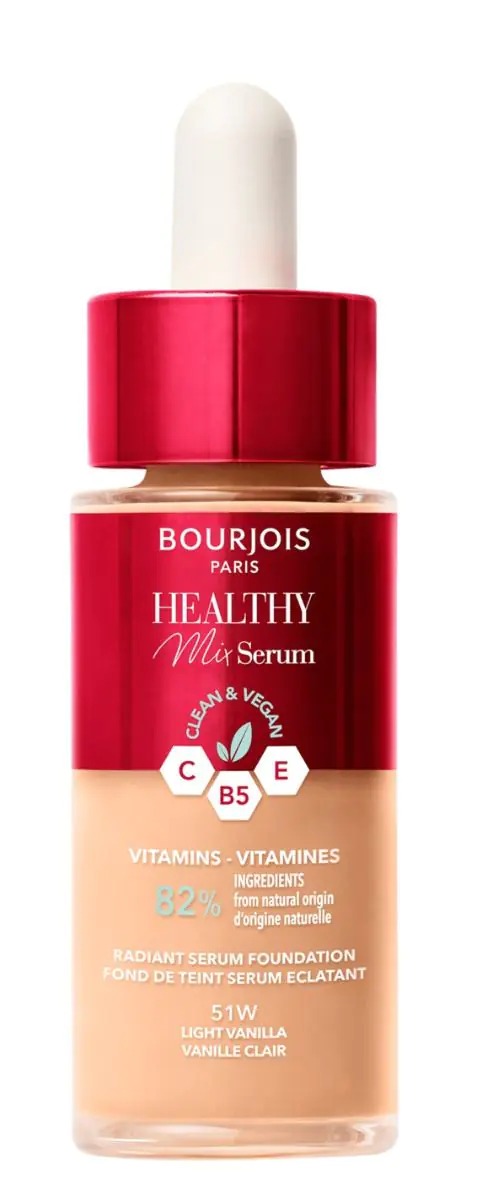 BOURJOIS Healthy Mix Serum podloga za lice, 51 Svijetla vanilija