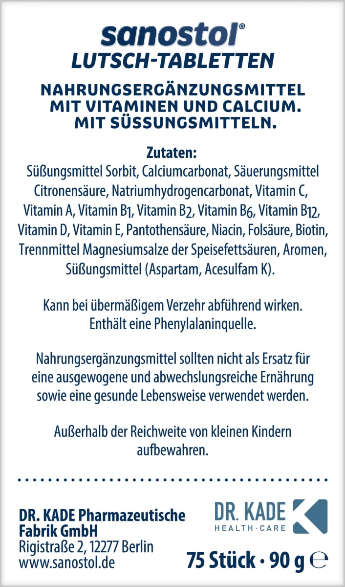 Lutschtabletten 75 St, 90 g