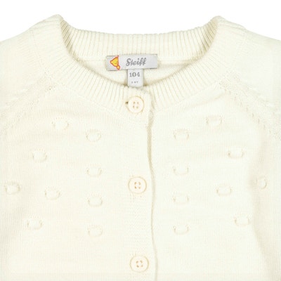 Strickjacke, beige für Mädchen