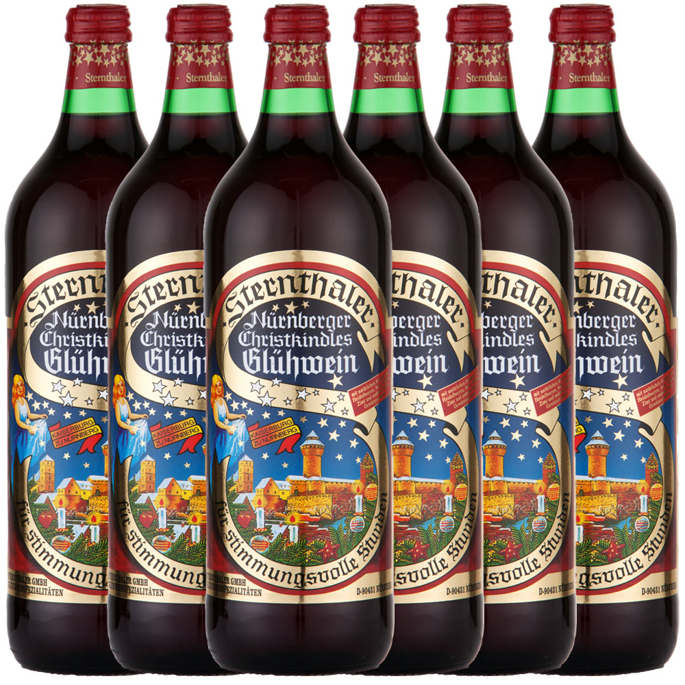 Sternthaler Nürnberger Christkindles- Markt Glühwein 6er Paket