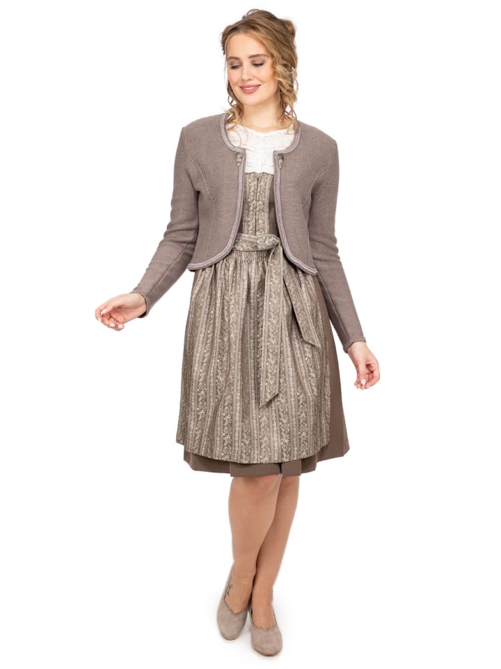 Spieth & Wensky Strickjacke ALICE in dunkelbraun günstig kaufen XS