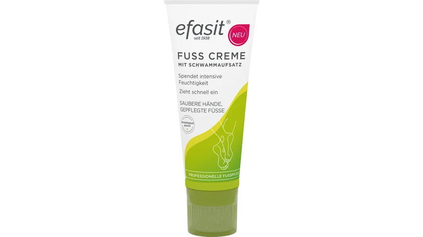 efasit Fuß Creme mit Schwammaufsatz 75 ml