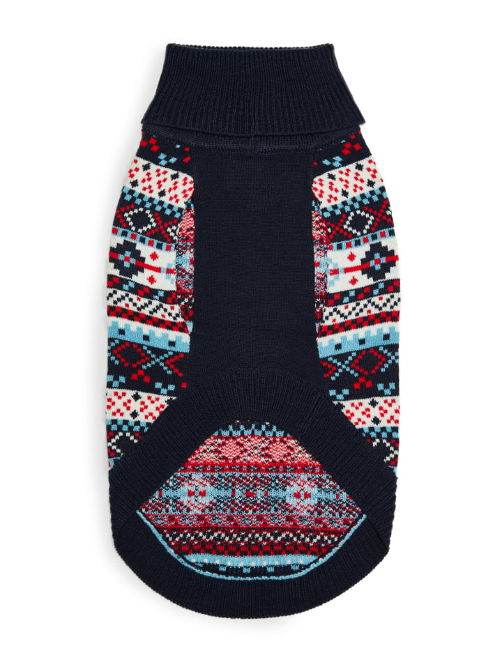 Threadbare Hundemantel THB Iceland Christmas Jumper in Navy günstig kaufen