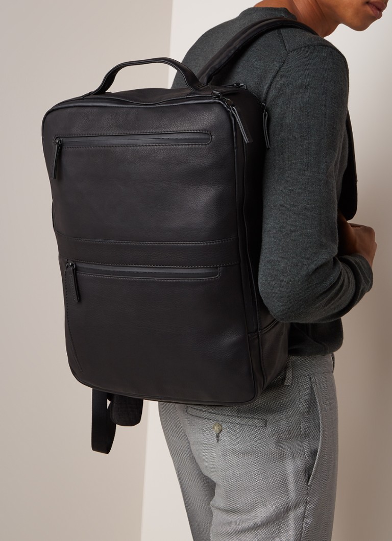 Leonhard Heyden The Hague leather laptop backpack - unisex