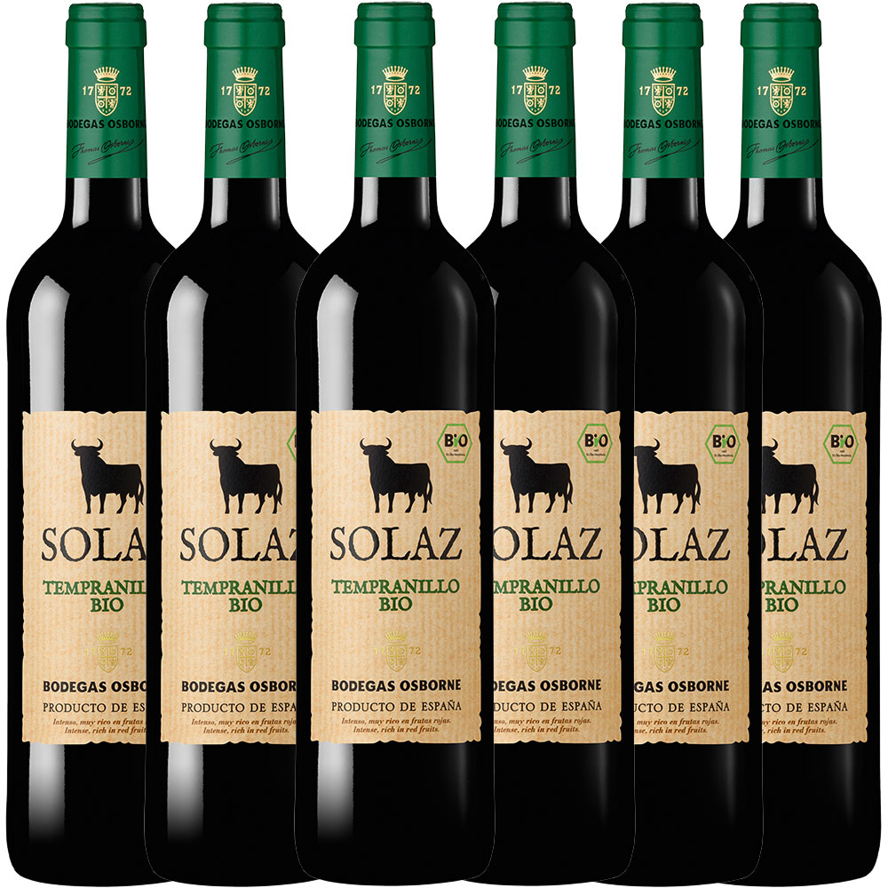 Osborne Solaz Tempranillo Bio 2020 - 6er Karton