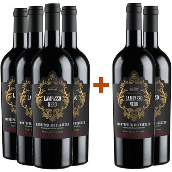 4+2 Paket Lampasso Nero Montepulciano DOC - Ettore Galasso