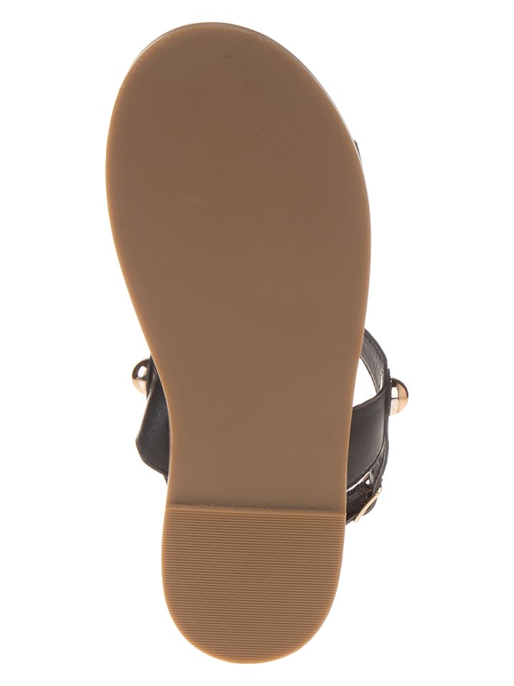INUOVO Leder-Sandalen in Schwarz günstig kaufen