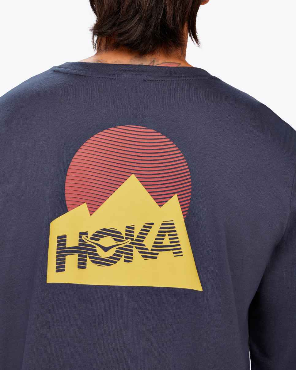 Grafisk LS T-skjorte Outer Space
