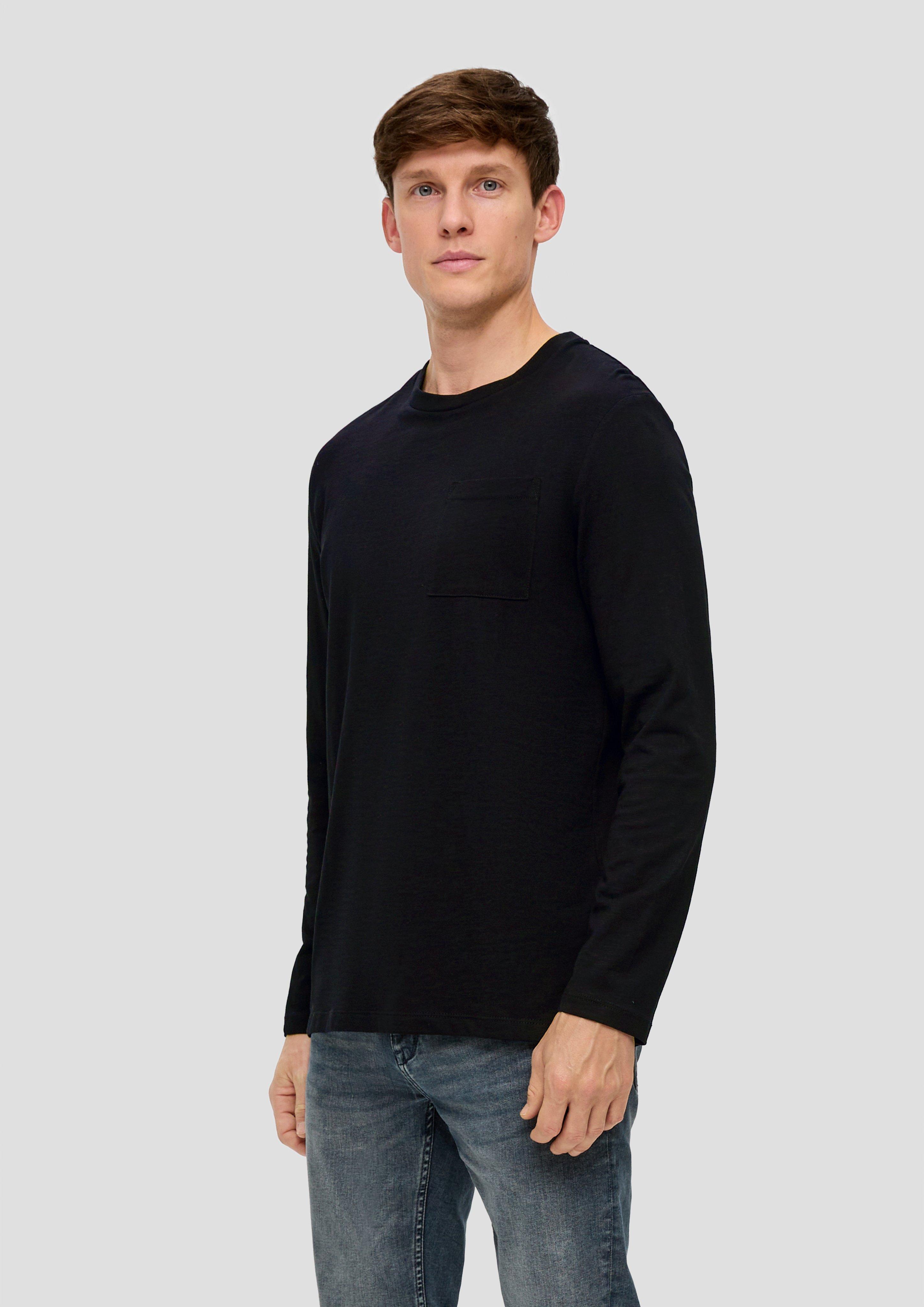 Longsleeve mit Flammgarnstruktur  2138668-9999