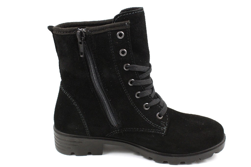 RICOSTA Schnür-Stiefeletten schwarz