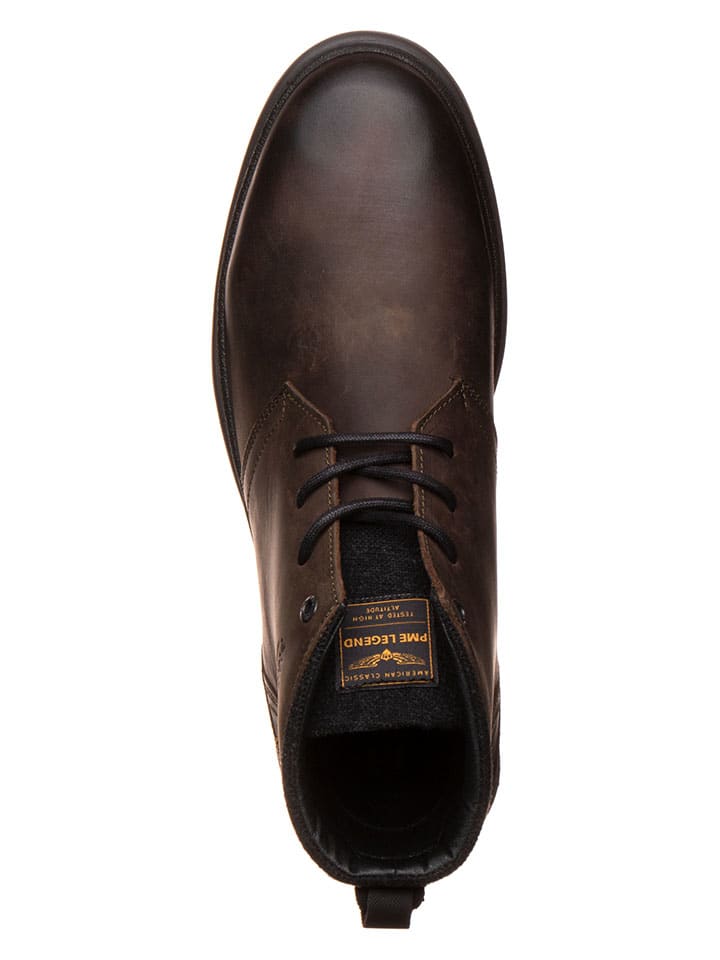 PME Legend Leder-Boots in Braun günstig kaufen