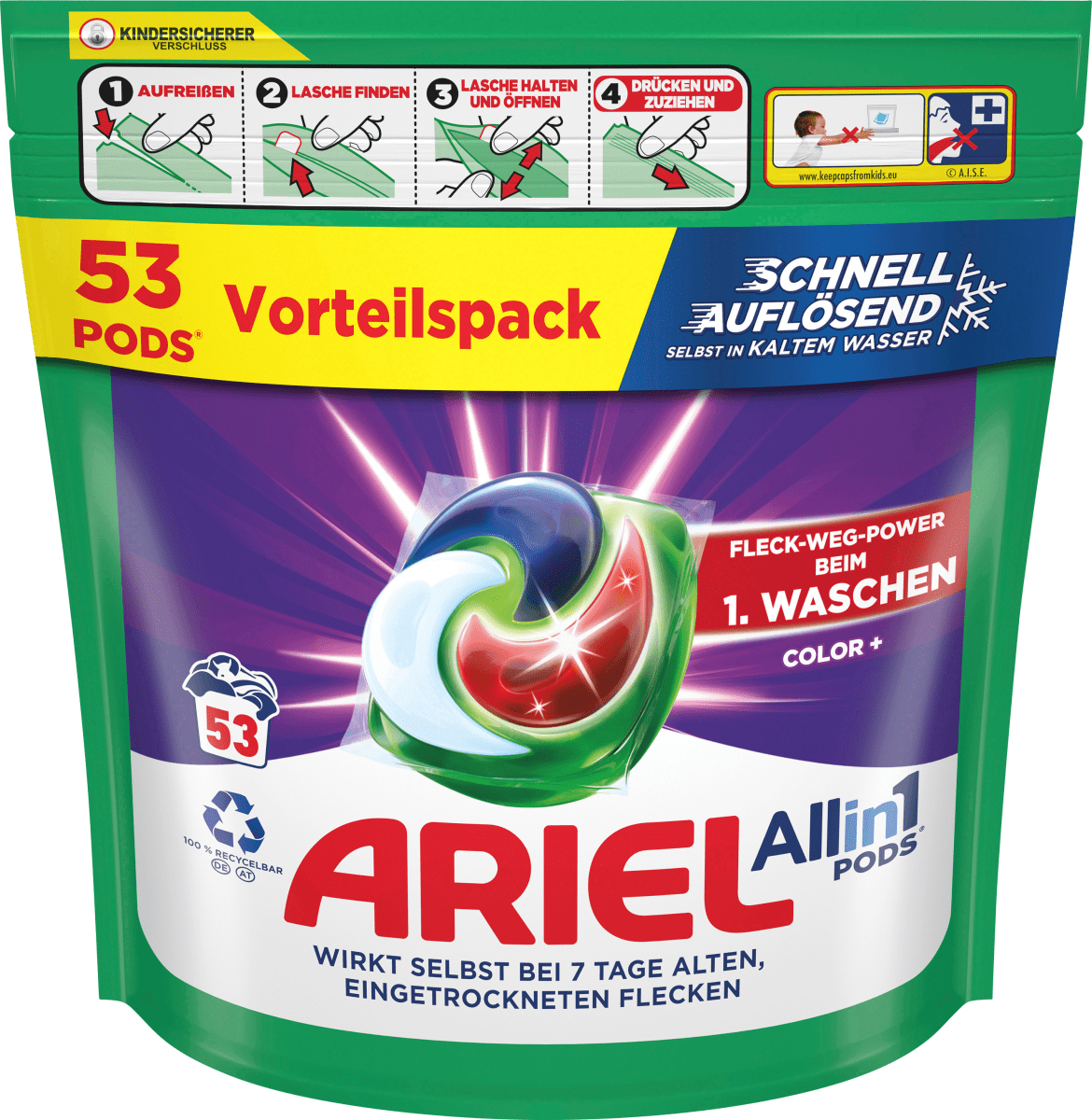 Colorwaschmittel Pods, 53 Wl