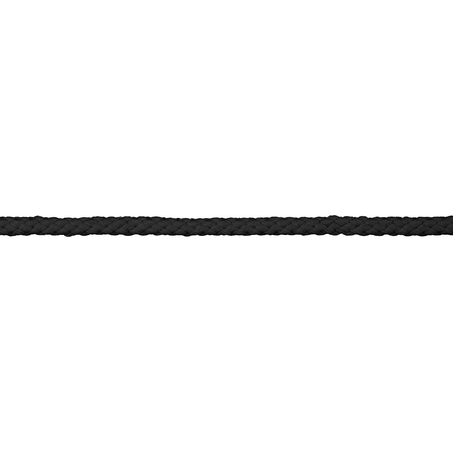 buttinette Kordel für Bekleidung, schwarz, 8 mm Ø, Länge: 5 m
