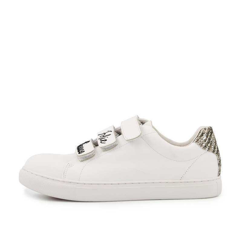 Baskets en cuir Edith folie douce