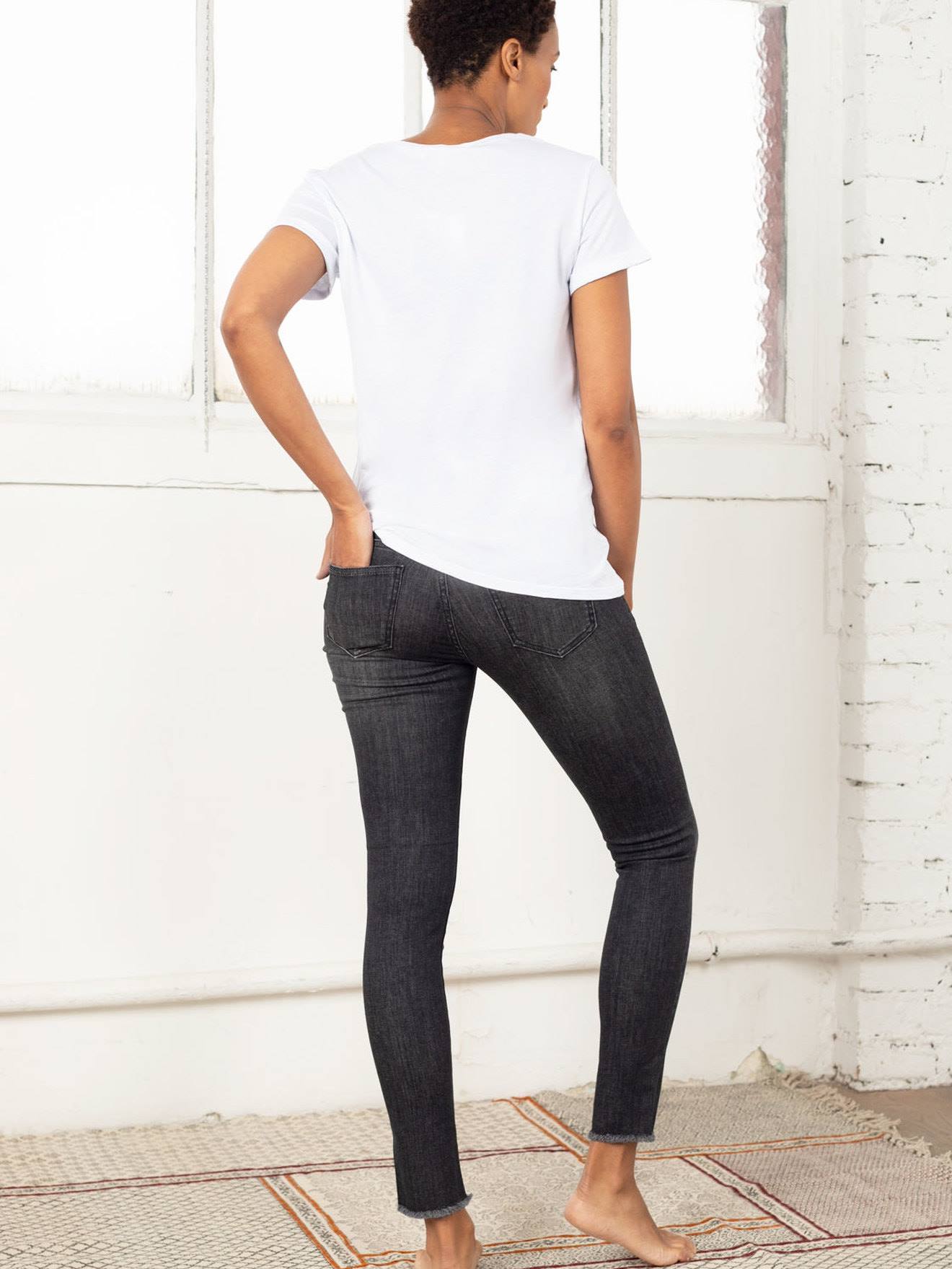 Envie de Fraise Umstands-Jeans Dave Seamless ENVIE DE FRAISE, 7/8-Länge - schwarz