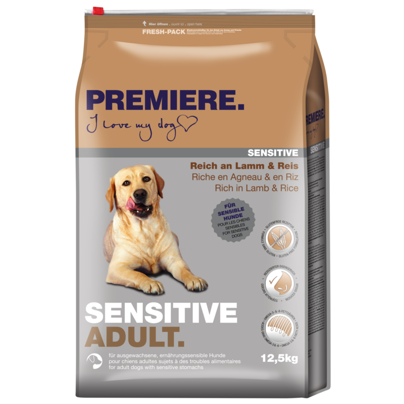 PREMIERE Hundetrockenfutter PREMIERE Sensitive Adult Lamm 12,5 kg