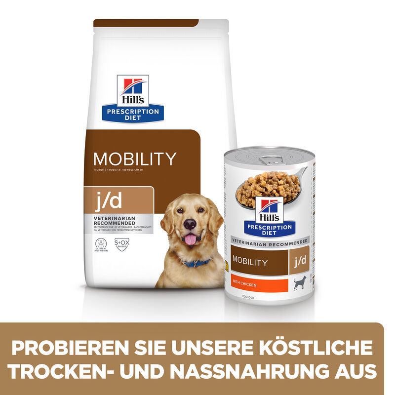 Hill's Hundenassfutter Hill's Prescription Diet j/d mit Huhn 12x370g