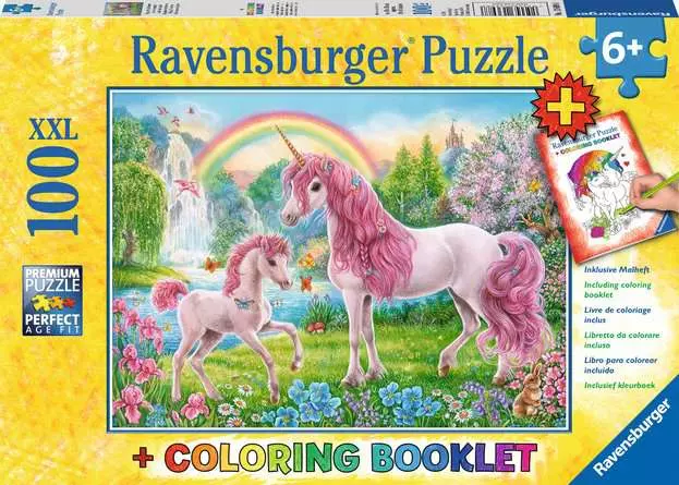 Kinderpuzzle ab 6 Jahren - Magische Einhörner - 100 Teile