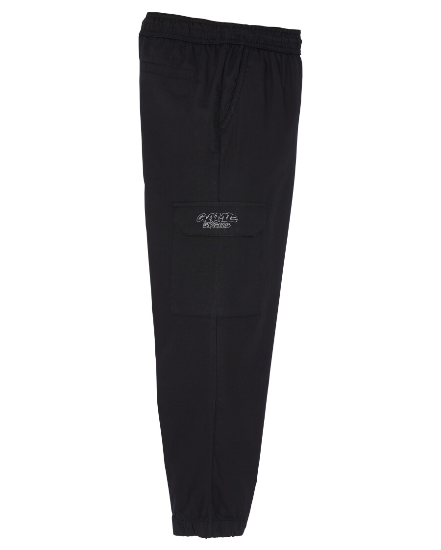 Schwarze Cargohose
