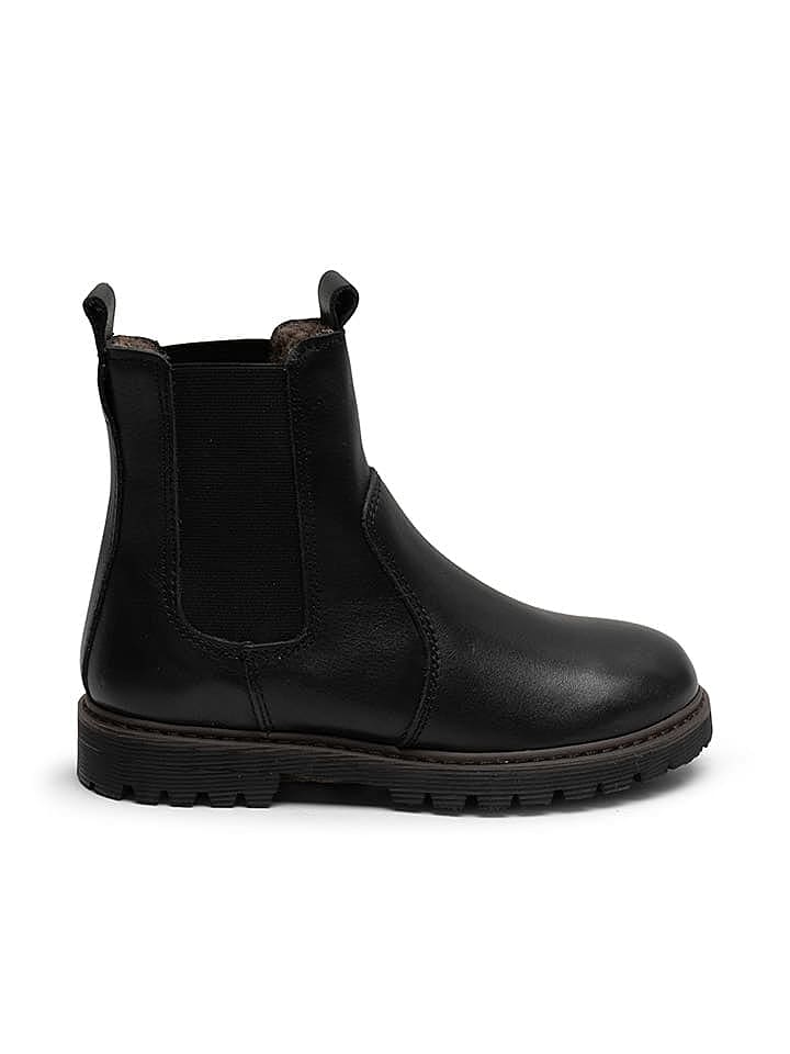 bisgaard Leder-Chelsea-Boots in Schwarz günstig kaufen 28