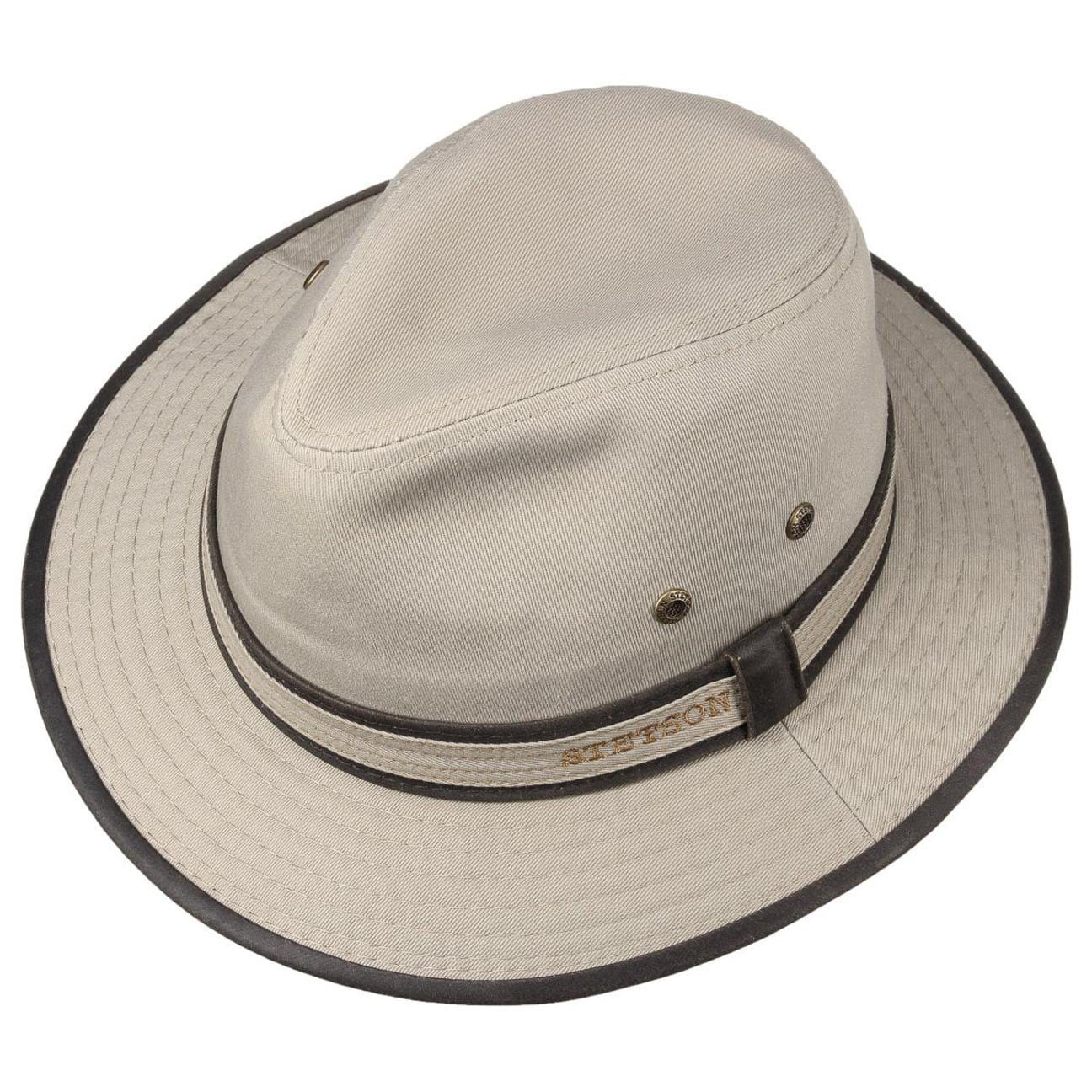 Stetson Sonnenhut (1-St) Sonnenhut mit Einfass