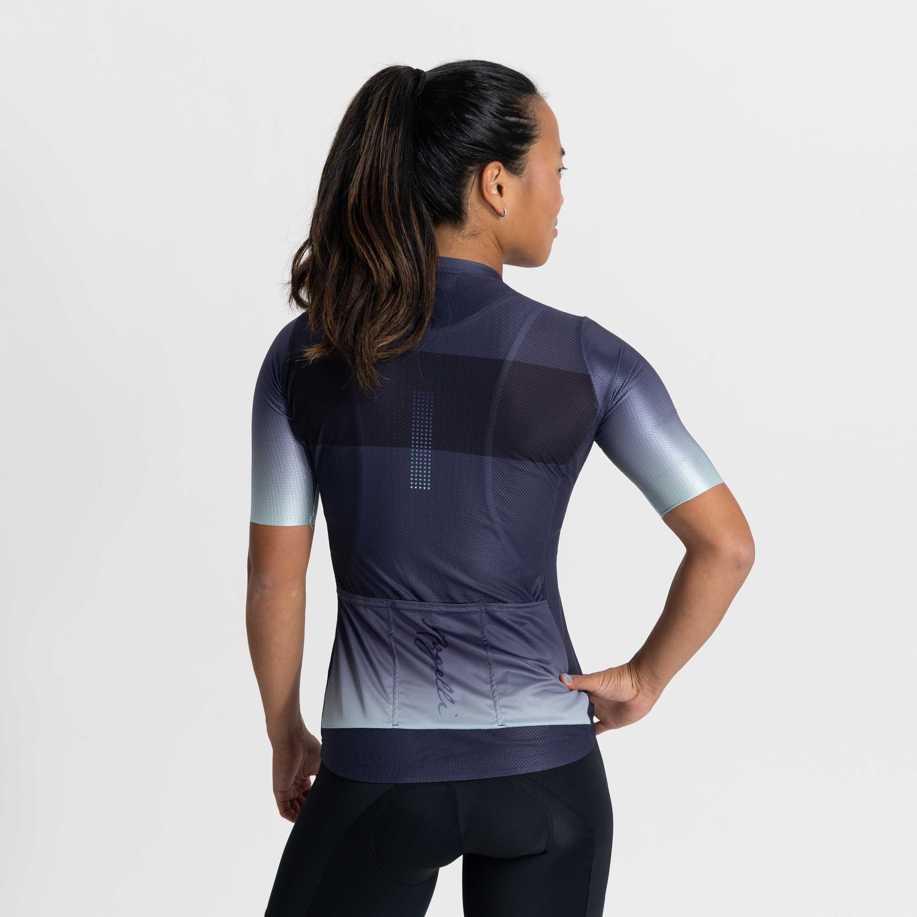 Rogelli Dawn Lila/Mint Damen Radtrikot Kurzarm