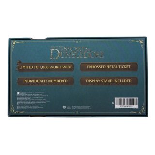 Fantastic Beasts The Great Wizarding Express Limited Edition Train Ticket