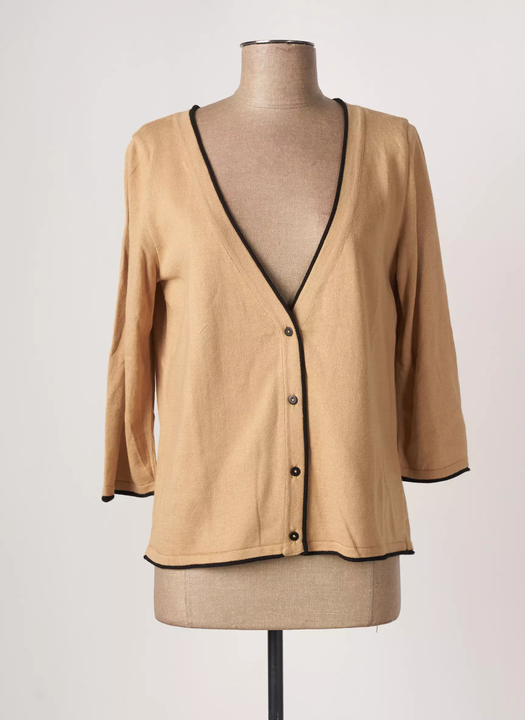 Le Petit Baigneur Cardigans Femme couleur beige