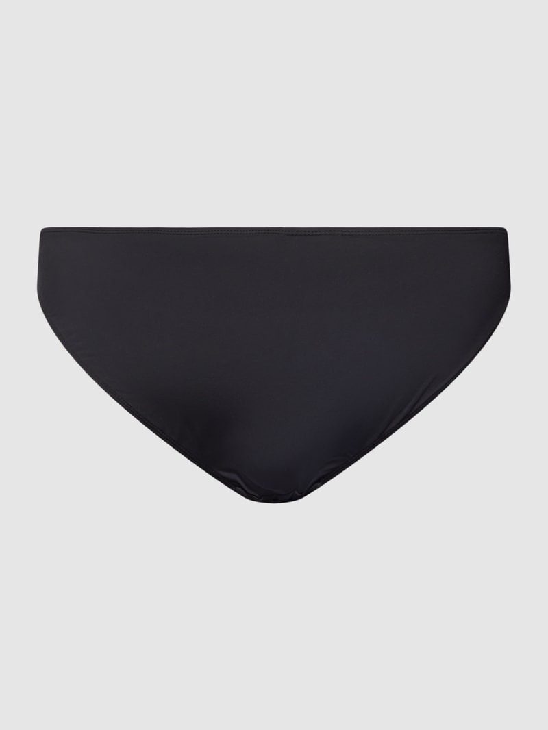 Bikini-Slip mit Label-Detail Modell 'HIPSTER' in schwarz