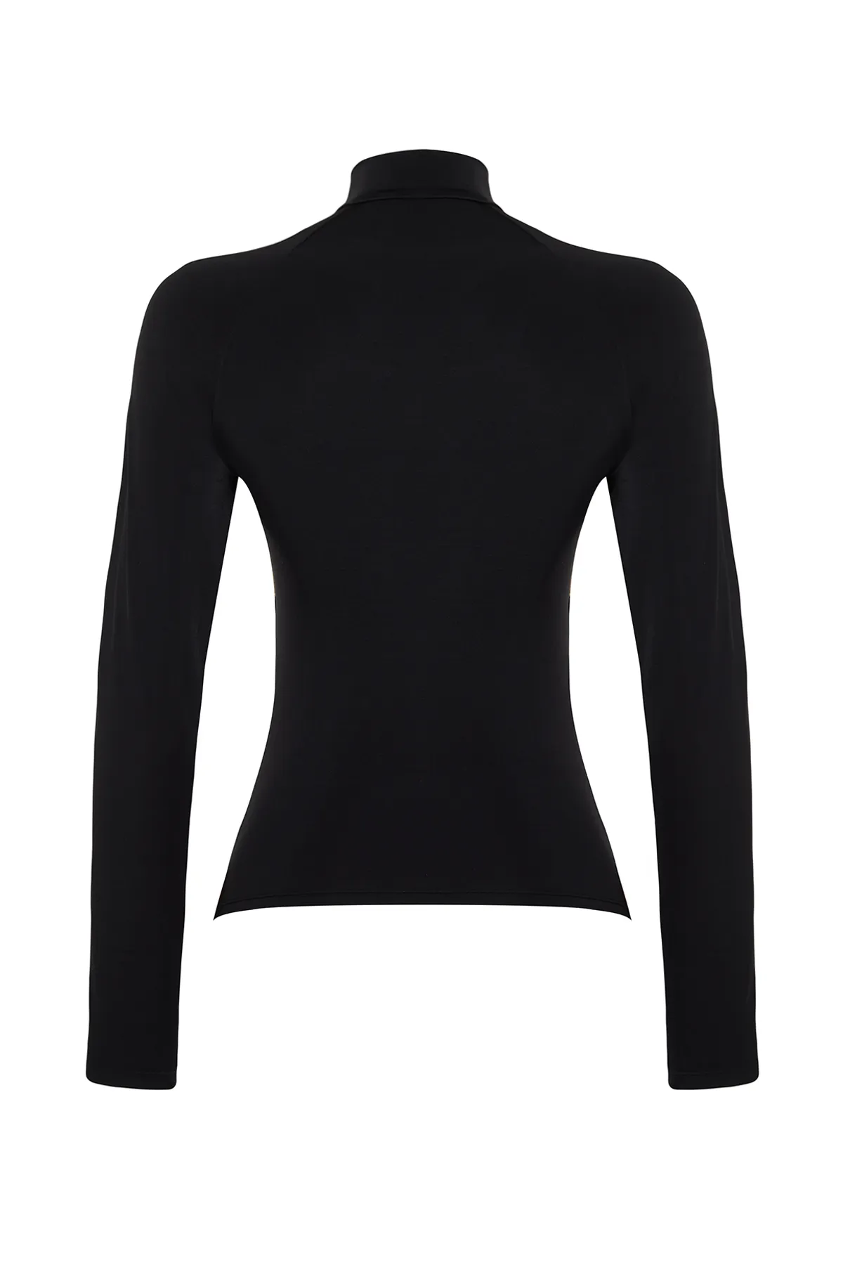 Trendyol Collection  Schwarzes, langärmliges Bikinioberteil mit UV-Schutz TBESS24BU00094