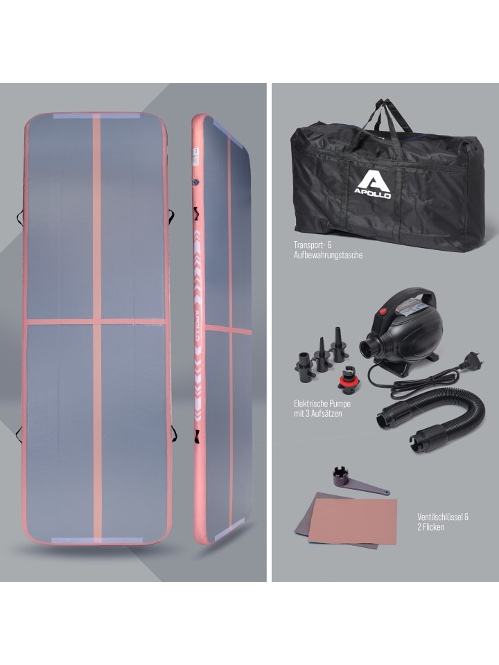 Apollo Airtrack Matte für Yoga, Pilates , Gymnastik 
