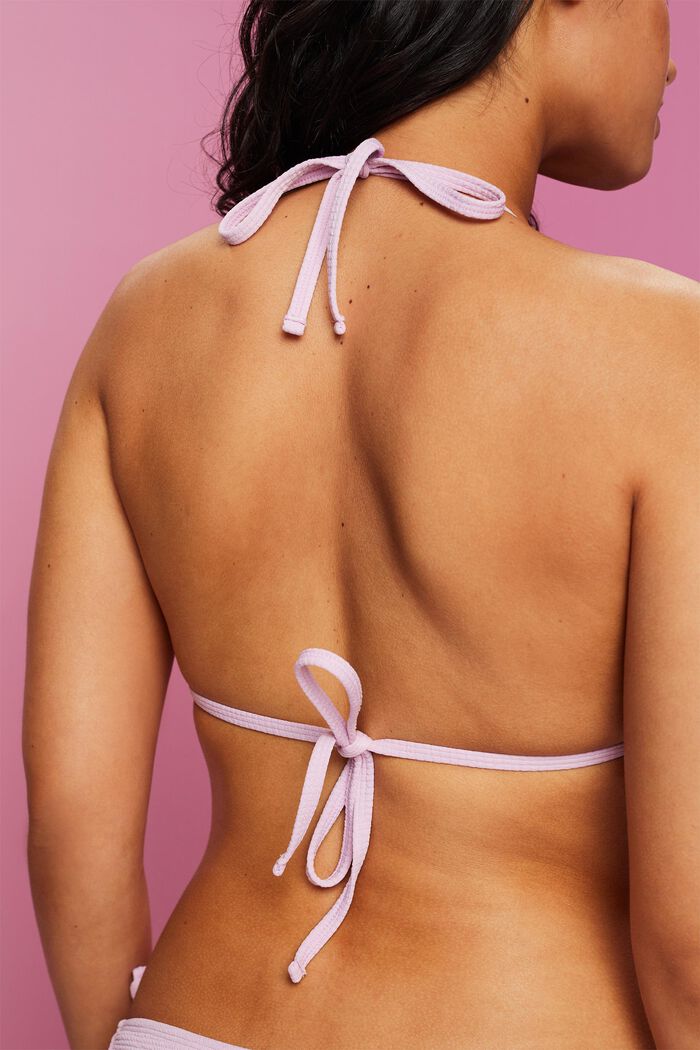 Strukturiertes Triangel-Bikinitop