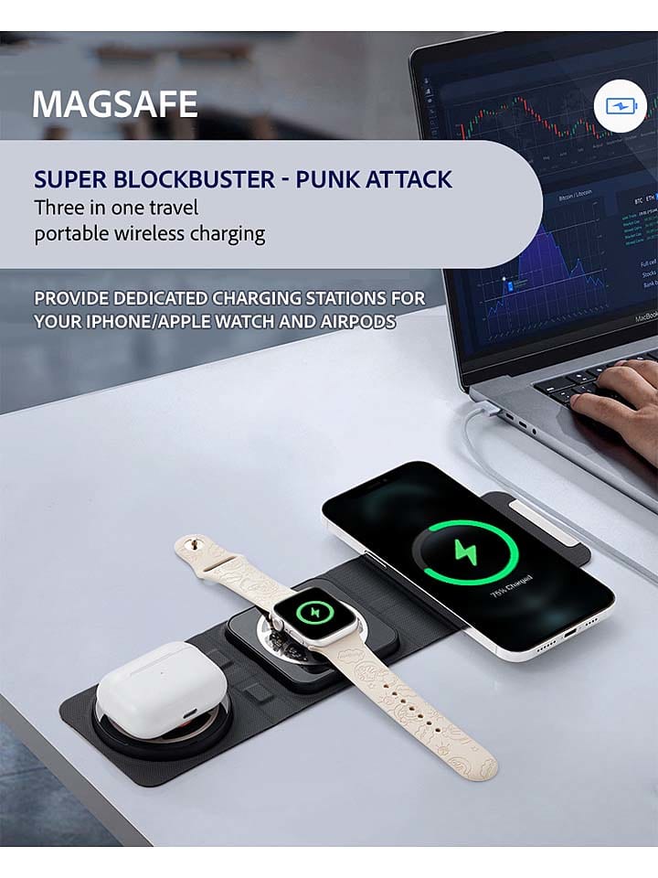 SmartCase Ladestation in Schwarz günstig kaufen onesize
