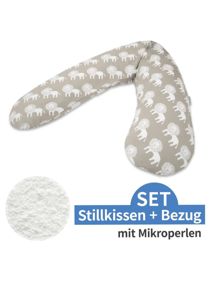 Theraline Stillkissen Das Original mit Mikroperlen-Füllung inkl. in grau,motiv günstig kaufen onesize