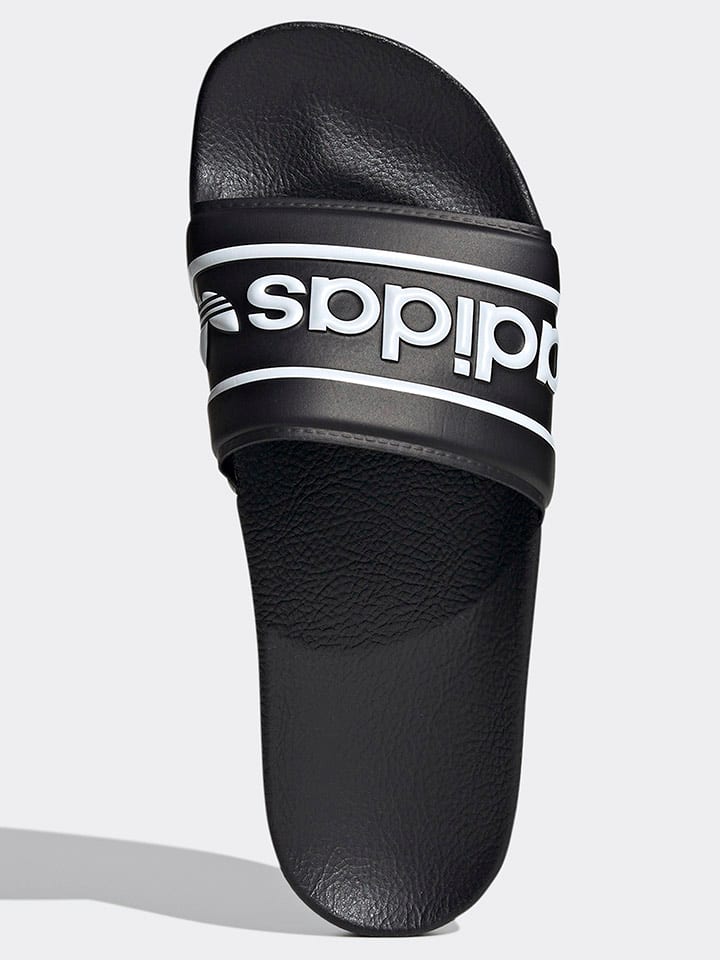 adidas Pantoletten in Schwarz günstig kaufen