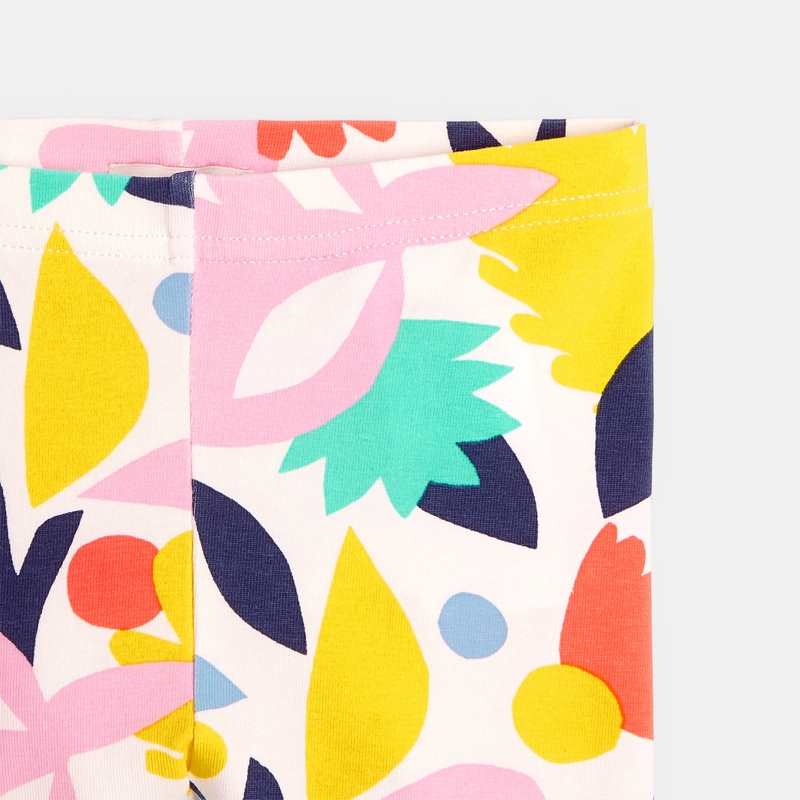 Legging bébé fille multicolore blanc Catimini