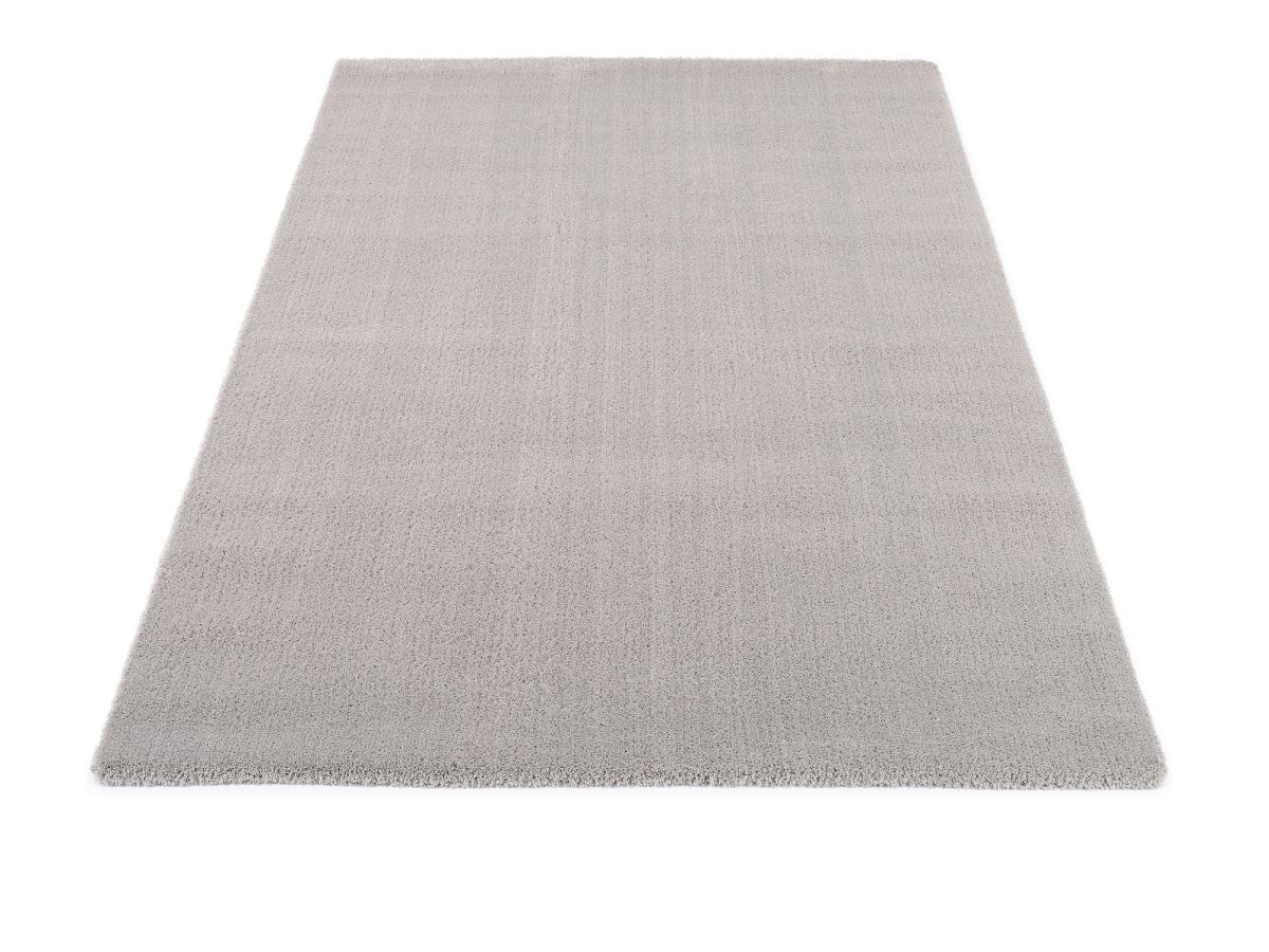 Hochflorteppich Soft Fun Grau 65 x 130 cm