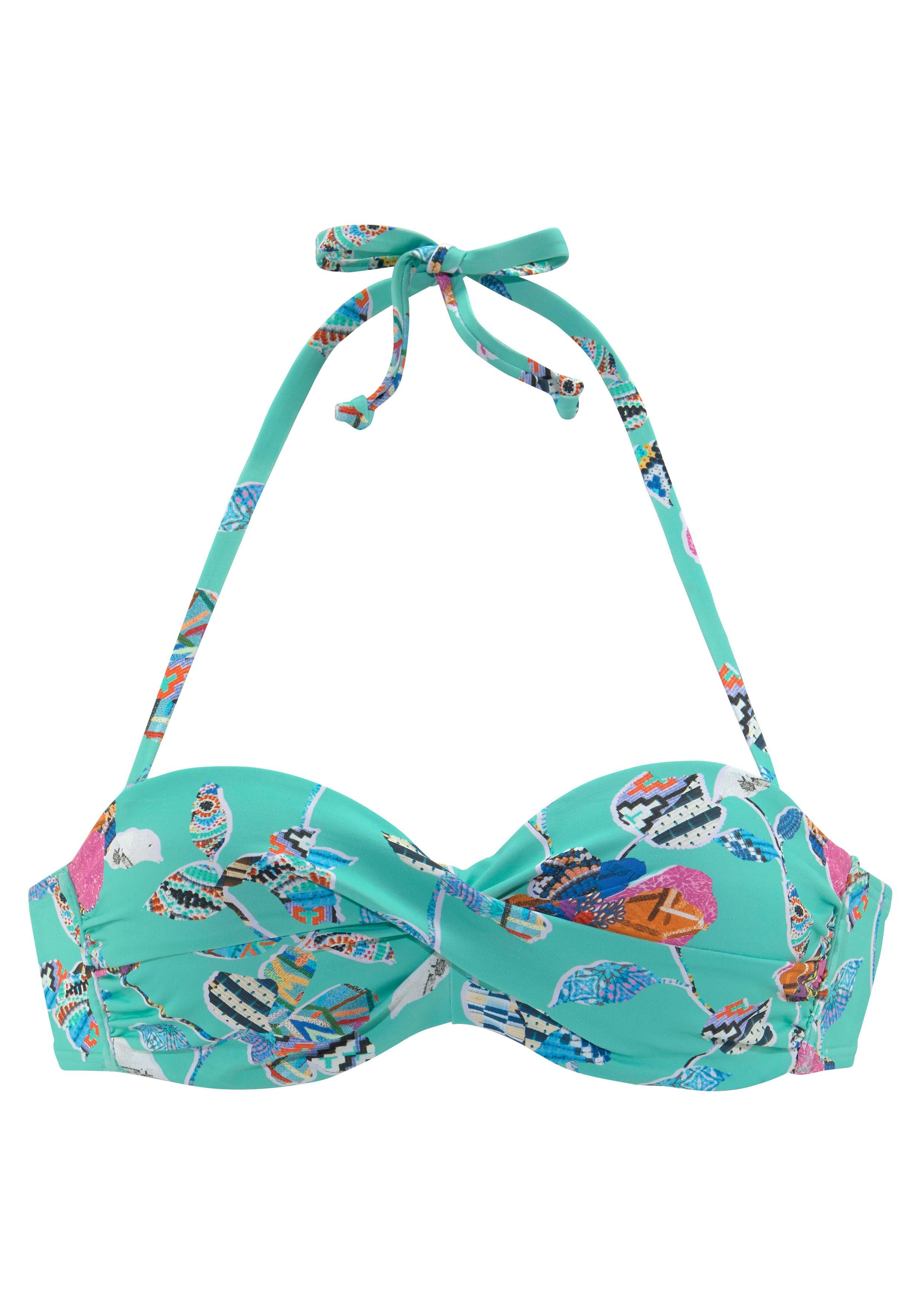 Sunseeker Bügel-Bandeau-Bikini-Top Jam, mit Wickeloptik