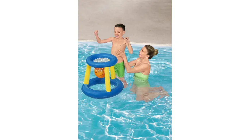 Bestway - Splash 'N' Hoop Schwimmendes Basketball-Set Ø 59 x 49 cm
